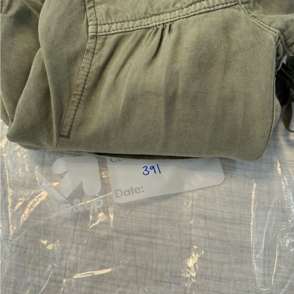 NEW American Eagle Long Sleeve Green Utility Romper Size 4 NWT - Picture 9 of 9